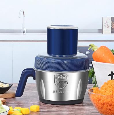 China Commercial Household Kitchen Garlic Onion Food Chopper Mince Meat Grinder Food Blender with Sharpen Blades for sale