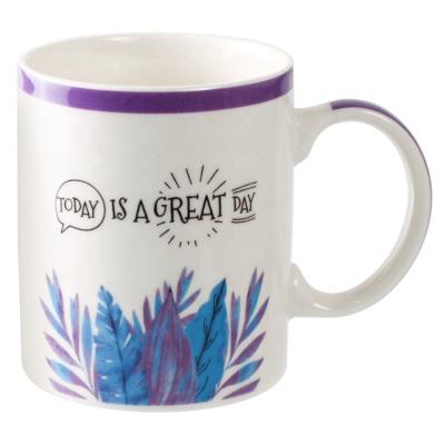 China Viable Blanks 11oz Sublimation White Coffee Mugs Ceramic Mug for sale