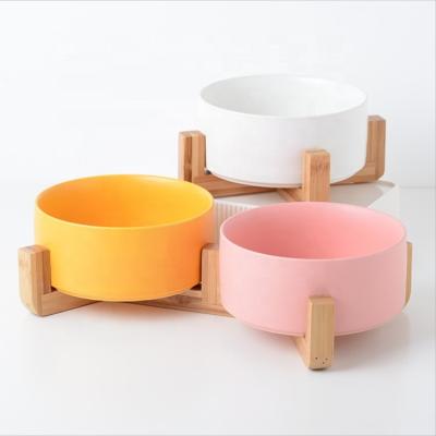 China Sustainable Hot Selling Best Price Customized Gold Ceramic Pet Bowl for sale