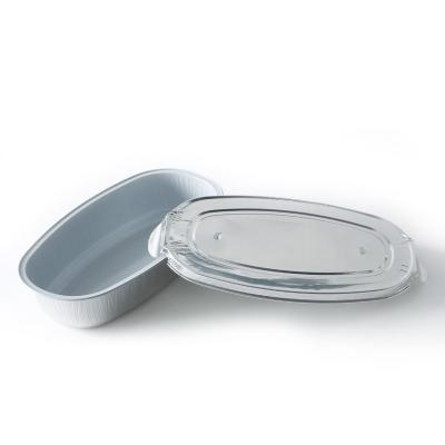 China JX-209 Aviation Containers Airline Aluminum Foil Container Inflight Casserole For Food for sale