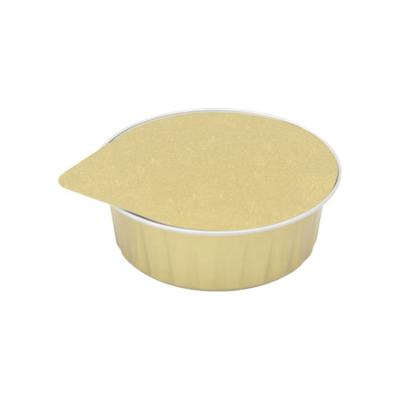 China Aluminum Food Container With Cover Or Sealable Lid 100ML for sale