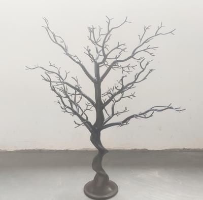 China 2022 New Hot Sale Eco-friendly Indoor Black Plastic Tree For Wedding And Party Decoration for sale