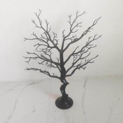 China Eco-friendly New Design Black Plastic Christmas Tree For Home Decoration for sale