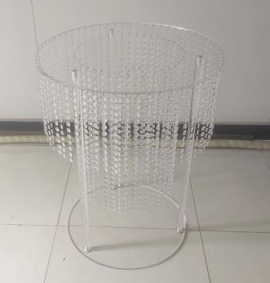 China Wedding Party Decoration New Design Clear Wedding Acrylic Crystal Cake Table for sale