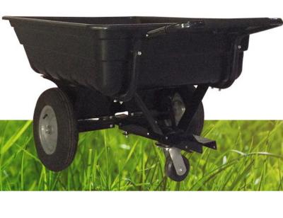 China GARDEN OR GROW AGRICULTURE BLACK TRAILER and PUSH POLY CART ON FARM Trailer Cart for sale