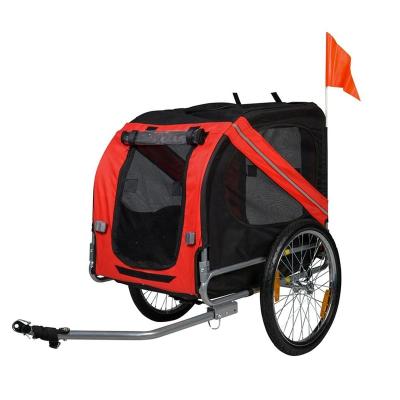 China baby & Collapsible Folding Pet Trailer Baby Cart and Cat Bicycle Trailer Pet Bike Trailer Dog for sale