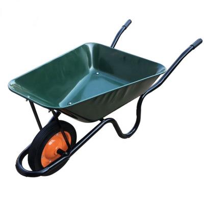 China WB3800 WB3800 75L Capacity Garden Wheel Barrow Wheel Barrow With Wheel Kenya Metal Farm OEM Customized Africa CBF Tray South Support for sale