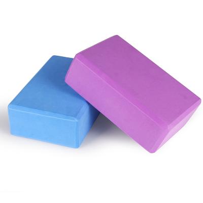 China Fitness equipment 180g yoga block EVA material pure color foam EVA yoga products high density processing and customization for sale