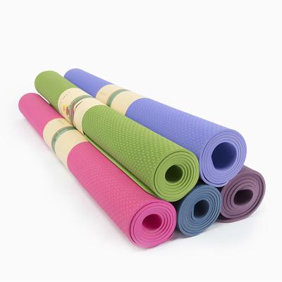 China Sports EVA Yoga Mat Custom Logo Fitness Eco-Friendly Slip Exercise Mat Wholesale etc. not with backpacks and free straps for sale