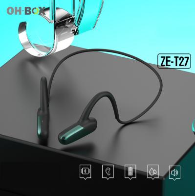 China 60hours neck band bone conduction neck band siri earphone BT5.0 IPX5 smart wireless waterproof earphone for sale