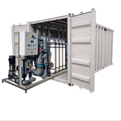 China Containerized Drinking Water / Emergency Water Treatment System Reverse Osmosis Purification In A Container for sale