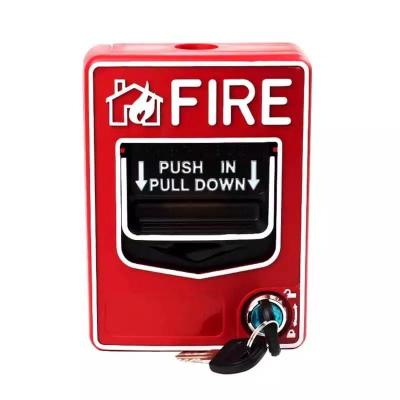 China manual call point for accessible fire alarm wireless call point 110*100*48.5mm for sale