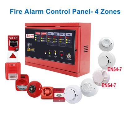 China Conventional Metal Fire Alarm System 4 Panel-NW8200-4 Zone Fire Fighting for sale