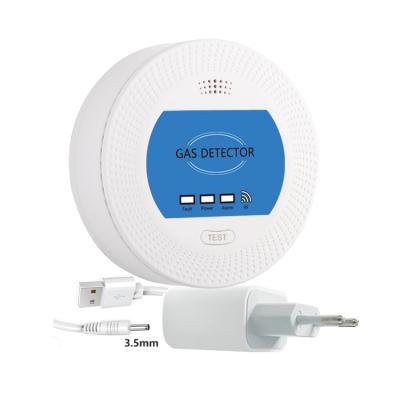 China Wireless Fire Alarm Addressable Gas Leak Detector With Power Adapter DC 5V for sale