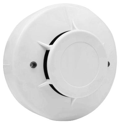 China Factory Price EN54-7 Photoelectric 4 Wire Conventional Smoke Detector With Relay Output for sale