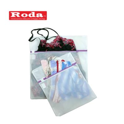 China Large Cheap Eco Friendly Travel Custom Laundry Wash Mesh Folding Bag Foldable With Many Size for sale