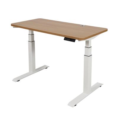 China Double Motor Adjustable Standing Desk Motorized Computer Lifting Desk (Height) Adjustable Standing Desk for sale