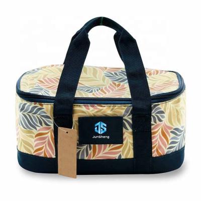 China Hot Sale Waterproof Custom Logo Reusable Packaging Food Delivery Bag, Thermal Insulated Grocery Shopping Bag Cooler Bag for sale