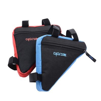 China Wholesale Smartphone Case Water Proof Travel Bike Triangle Bag Bicycle Front Head Top Tube Bag Waterproof Toolbox for sale