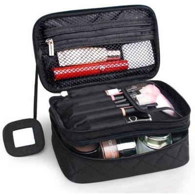 China Fashion hot sale polyester bag beauty case travel wash cosmetic bag for sale