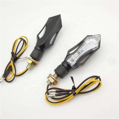 China 10 LED Turn Signal Light Turn Lamp Motorbike Turn Signal Light Motorcycle Indicator Flowing Sequential Lighting Amber for sale