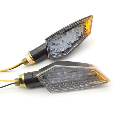 China Sequential Overflowing Light Amber Turn Indicator For Bike 12V Turn Signal Indicator Motorcycle LED Turn Signal Light for sale