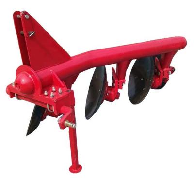 China Farms Cultivate Tillage Machine Tractor Mounted 2 Blades Round Tube Disc Plow for sale