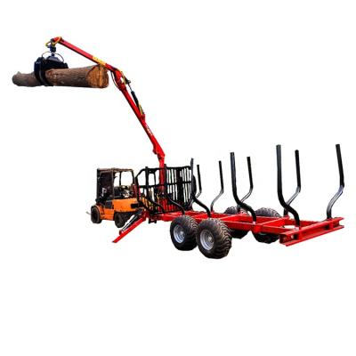 China Durable Tractor Mounted Log Crane 3 Point Hitch Log Grapple for sale