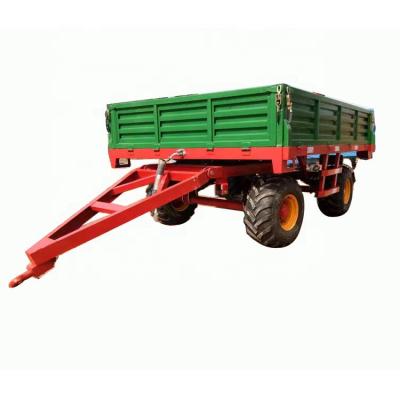 China Durable Made In China5 Ton 3 Sides Tilting Farm Trailer High Quality Tractor Trailer for sale