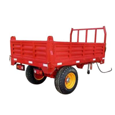 China Easy Operation Single Axle 5 Tons Agricultural Cargo Trailer With Brake System for sale