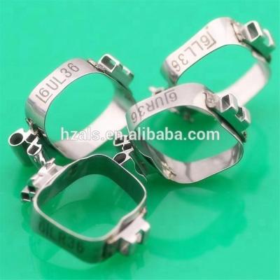 China ALS Dental Orthodontic Molar Tubes Rings Supplies With Cleats Slot 0.018 0.022 Class II for sale