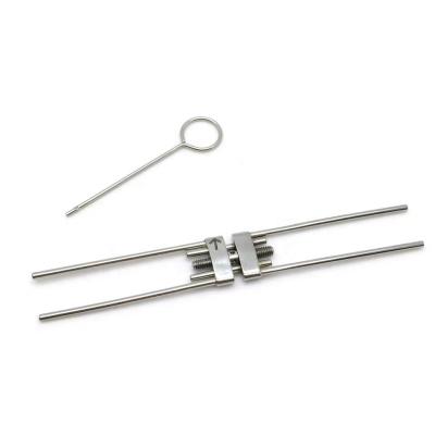 China Stainless Steel Dental Instruments Normal Type and Kickstand Type Orthodontic Mini Expander Screw Retraction Hyrax Screws for sale