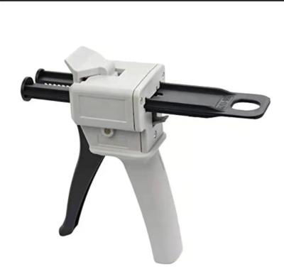 China Dual Cartridge Caulking Gun for Dentistry 50ml 10 1 AB Dispensing Gun Corian Adhesive Solid Surface Dental Silicone Gun for sale