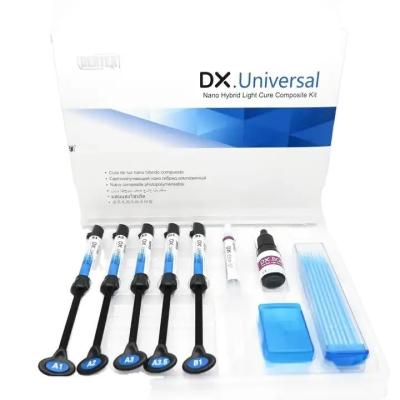 China Class II Dental Light Curing Resin Kit with Universal Nano Hybrid Composite and Unique Dispersion Technology for sale