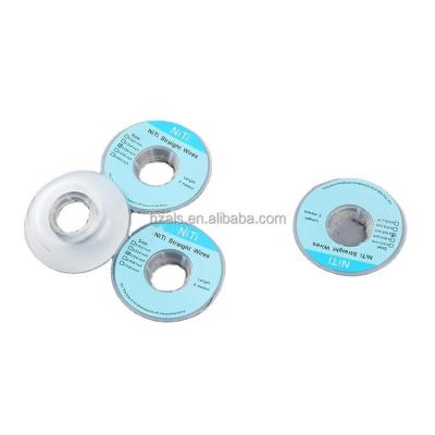 China Orthodontic Materials NiTi Straight Wire 5M with Round Rectangular Archwires 0.018