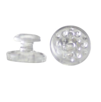 China MFDS Safety Standard HOT Dental Orthodontic Plastic Ceramic Clear Invisible Lingual Button 10 Size Alternatives for sale