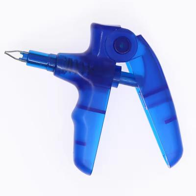 China Pistola de Ligadura Ortodôntica (Azul e Cinza) - Instrumento durável e fácil de usar para efetiva colocação de ligadura. à venda