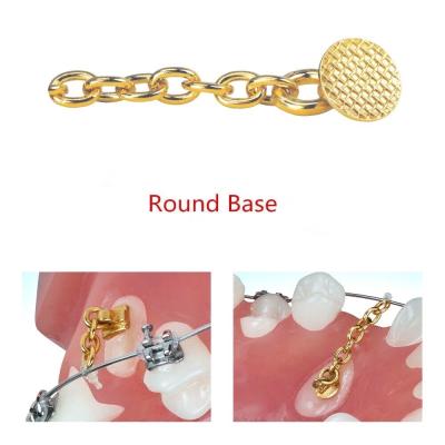 China Produtos Ortodônticos de Chain Button. Cores Prateadas e Douradas Produtos Ortodônticos Pré-Cortados para Kit de Ortopedia e Acessórios Dentários Ferramentas Profissionais de Ortopedia à venda