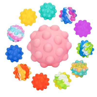 China Busy Person Toys 2022 Newest Squidpop Jumping Round For Snap Anti-stress Ball Silicone Busty Person Toy for sale