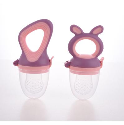 China BPA Free Silicone Nipple Soother Toddler Infant Kids Pacifier Feeder For Fruit Food Nibbler Feeder Baby Feeding Pacifier for sale