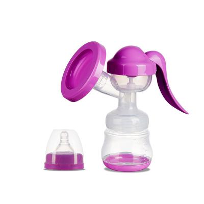 China OEM Manufacture Baby Feeding Breast Silica Gel Portable Manual Breast Massage Pump for sale