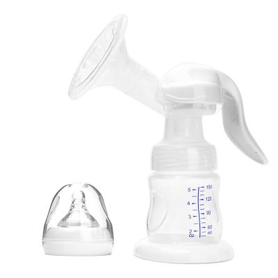 China Silica Gel Hospital Grade Silicone Breast Milk Collector Pump Backflow Protector Manual Breast Pump Manual for sale