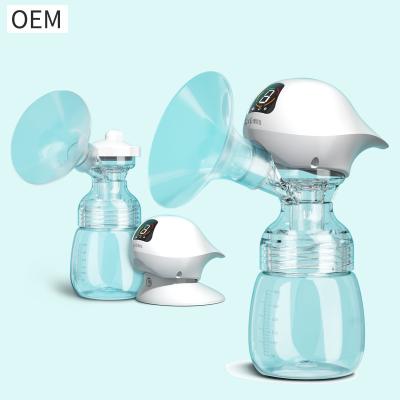 China Silica Gel Hot Single Electric Portable Bpa Free With 9 Levels Increase Breast Pump OEM Wireless Breast Milk Collector for sale