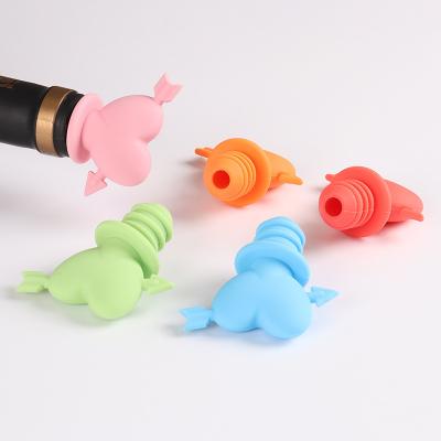 China 2021 New Arrival Custom Beer Sealer Cover Reusable Silicone Wine Bottle Stopper for sale