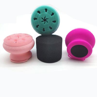 China EXFOLIATING Wash Brush Shower Shampoo Soft Body Face Brush Exfoliator Silicone Body Brush for sale