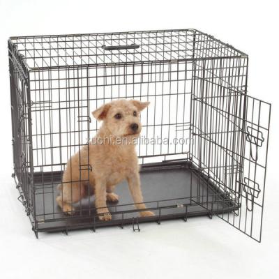 China Sustainable Heavy Duty Dog Crate , Animal Foldng Cage manufacturer Sustainable, Stocked hot sale for sale