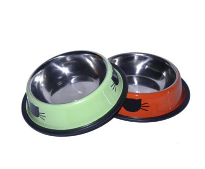 China Sustainable Customized Steel Cat Bowl Dog Bowl manufacturer Sustainable, Stocked hot sale for sale