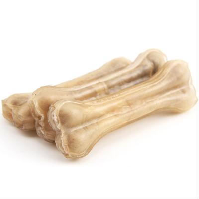 China Viable Natural Rawhide Knotted Cowhide Pressure Bone Dried Pet Food Dog Food Dog Treats Dog Dental Chews for sale