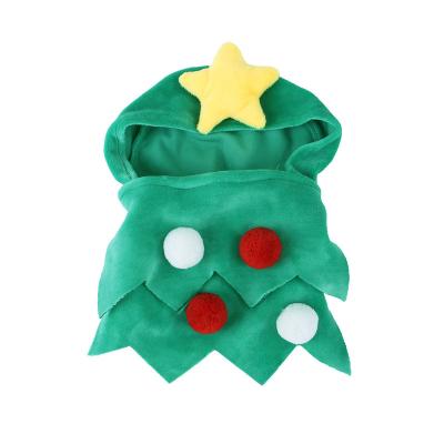 China Wholesale New Stocked Funny Shaped Dog Christmas Tree Dress Up Pet Christmas Tree Dress Up Dog Clothes for sale