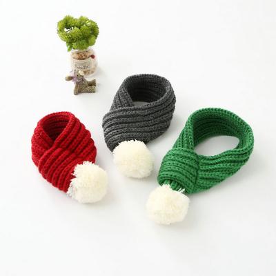 China Lovely sustainable knitted dog scarf 	Sustainable Dog Accessories dog scarf for sale